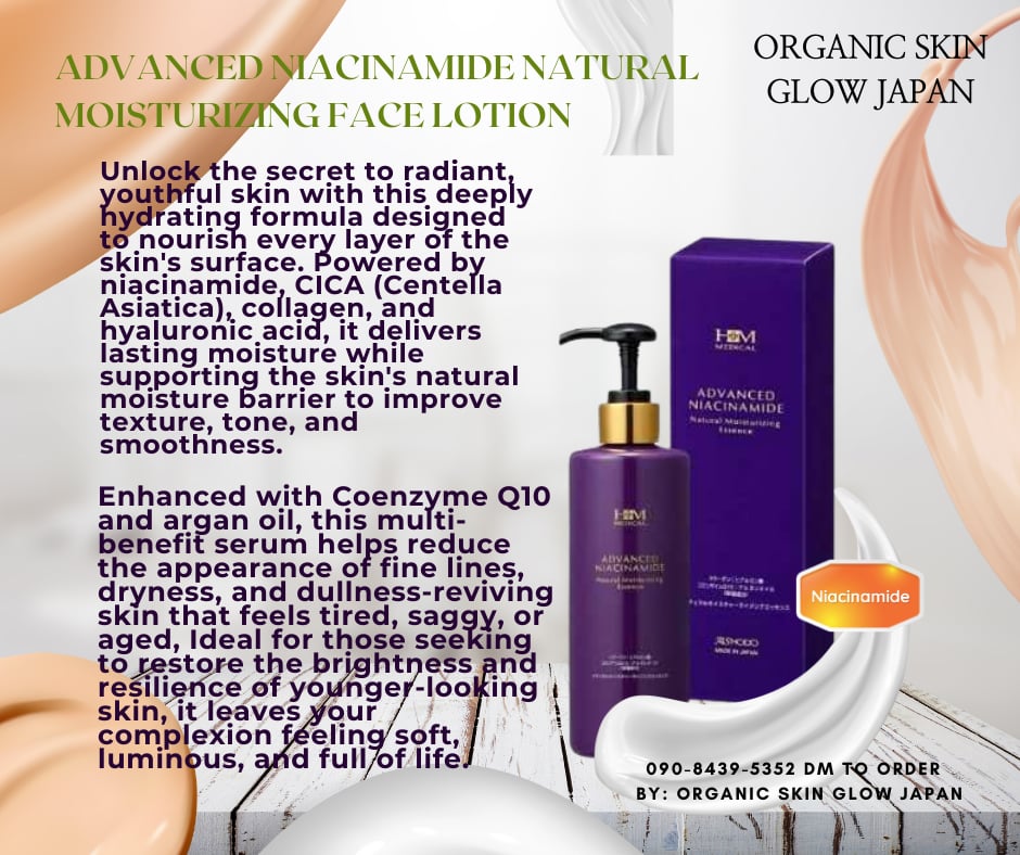 ADVANCED NIACINAMIDE NATURAL MOISTURIZING FACE LOTION